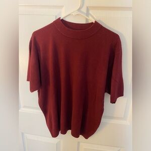 Sag Harbor short sleeve sweater